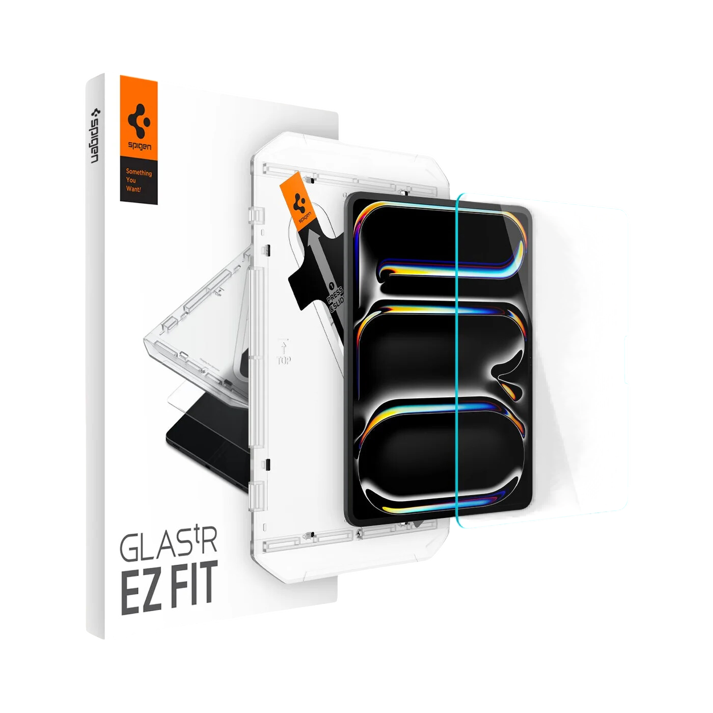 حامي شاشة Spigen iPad Pro M5 / M4 GLAS.tR EZ Fit