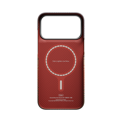 PITAKA Sunset•Moonrise Edge Case Sunset - back view