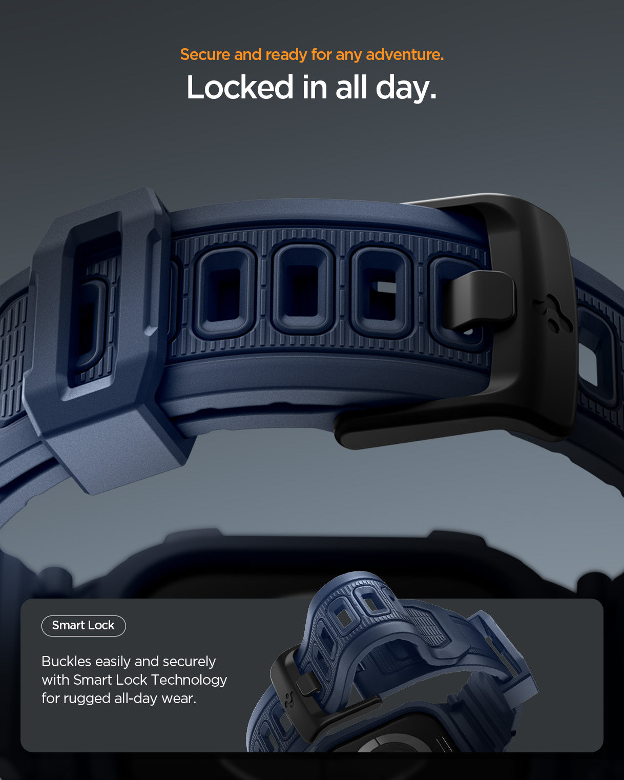 Spigen Rugged Armor Pro 2 Case + Band for Apple Watch Series 11 / 10 46mm