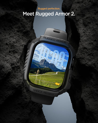 Spigen Rugged Armor 2 Case for Apple Watch Series 11 / Series 10 46mm
