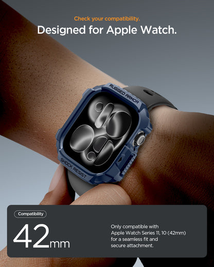 Spigen Rugged Armor 2 Case for Apple Watch Series 11 / Series 10 46mm