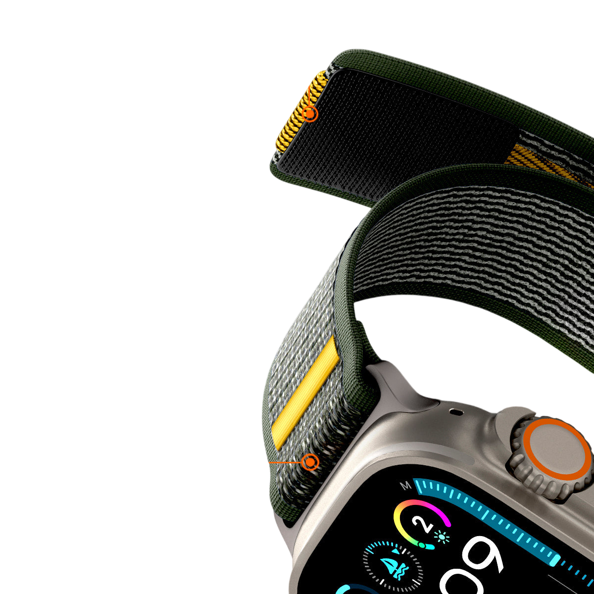 حزام ساعة سبجن أثليكس إير لساعة آبل ألترا 3 / 2 / 1