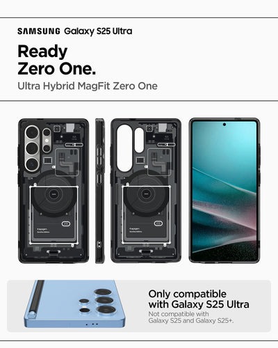 حافظة سبجن الترا هايبرد زيرو وان (ماغ فيت) لهاتف سامسونغ S25 ألترا