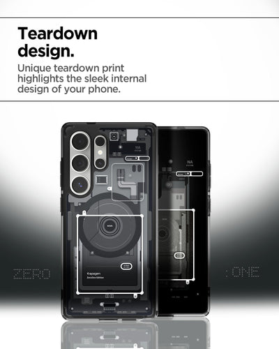 حافظة سبجن الترا هايبرد زيرو وان (ماغ فيت) لهاتف سامسونغ S25 ألترا