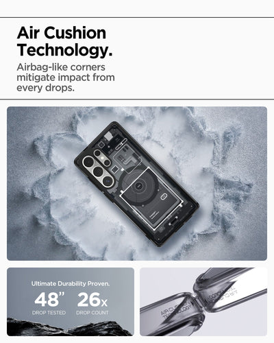 حافظة سبجن الترا هايبرد زيرو وان (ماغ فيت) لهاتف سامسونغ S25 ألترا