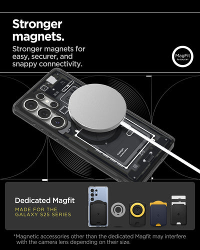 حافظة سبجن الترا هايبرد زيرو وان (ماغ فيت) لهاتف سامسونغ S25 ألترا