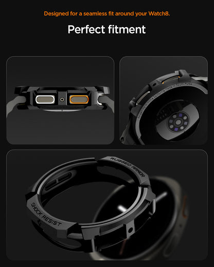 غلاف سبجن روجيد أرمور لسامسونج جالاكسي ووتش 8 44مم