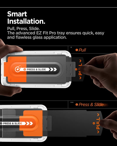 Spigen GLAS.tR EZ Fit Pro Screen Protector for Samsung Galaxy Z Fold 7 - 2 Pack