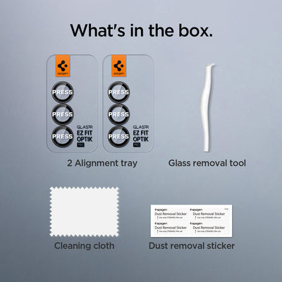 Spigen Optik Pro EZ Fit Lens Protector for Samsung Galaxy Z Fold 7 - 2 Pack