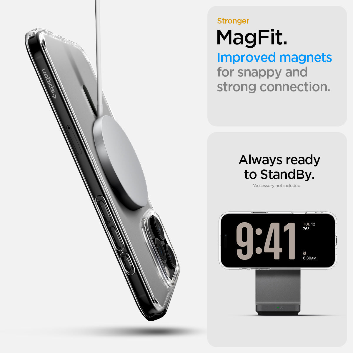 Spigen Ultra Hybrid T (MagFit + Camera Control) Case for iPhone 16 Pro Max