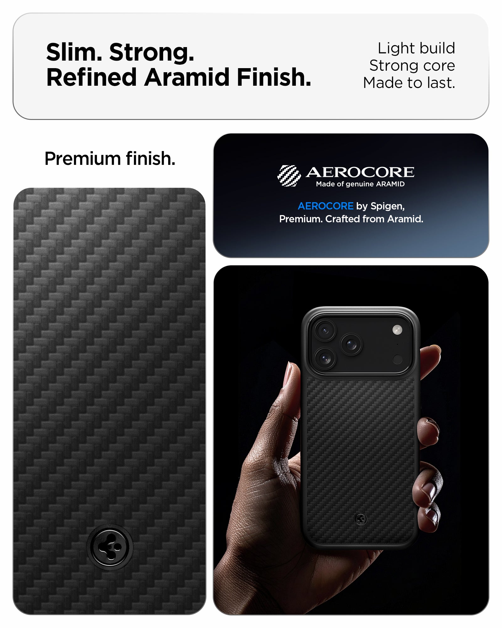 Spigen Enzo Aramid T (MagFit) Case for iPhone 17 Pro Max