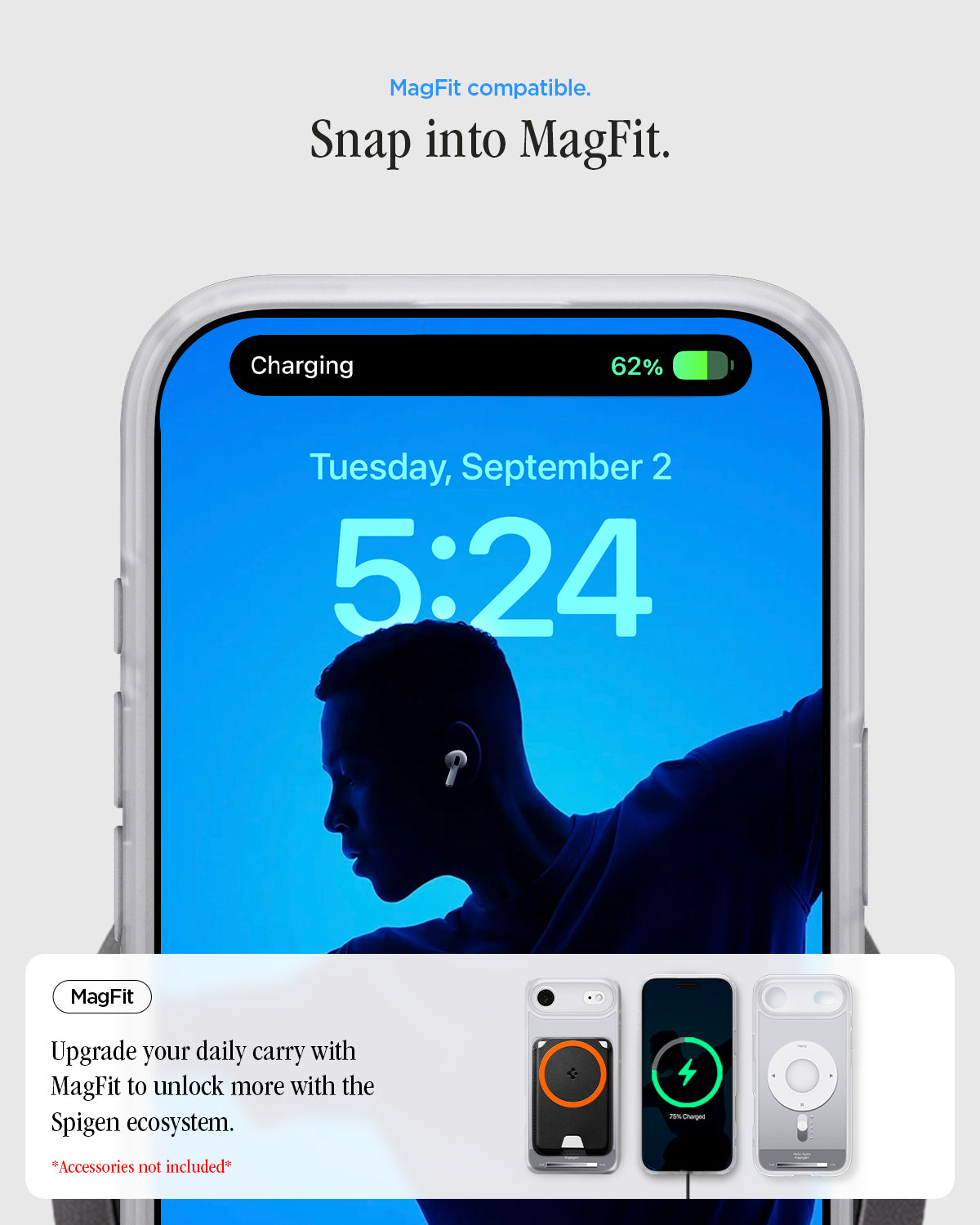غلاف سبجن الترا هايبرد كلاسيك (ماج فيت) لجهاز آيفون إير