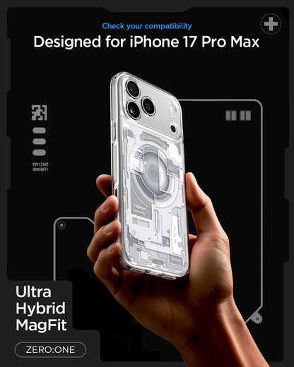 غلاف سبجن ألترا هايبرد زيرو وان (ماج فيت) لآيفون 17 برو ماكس