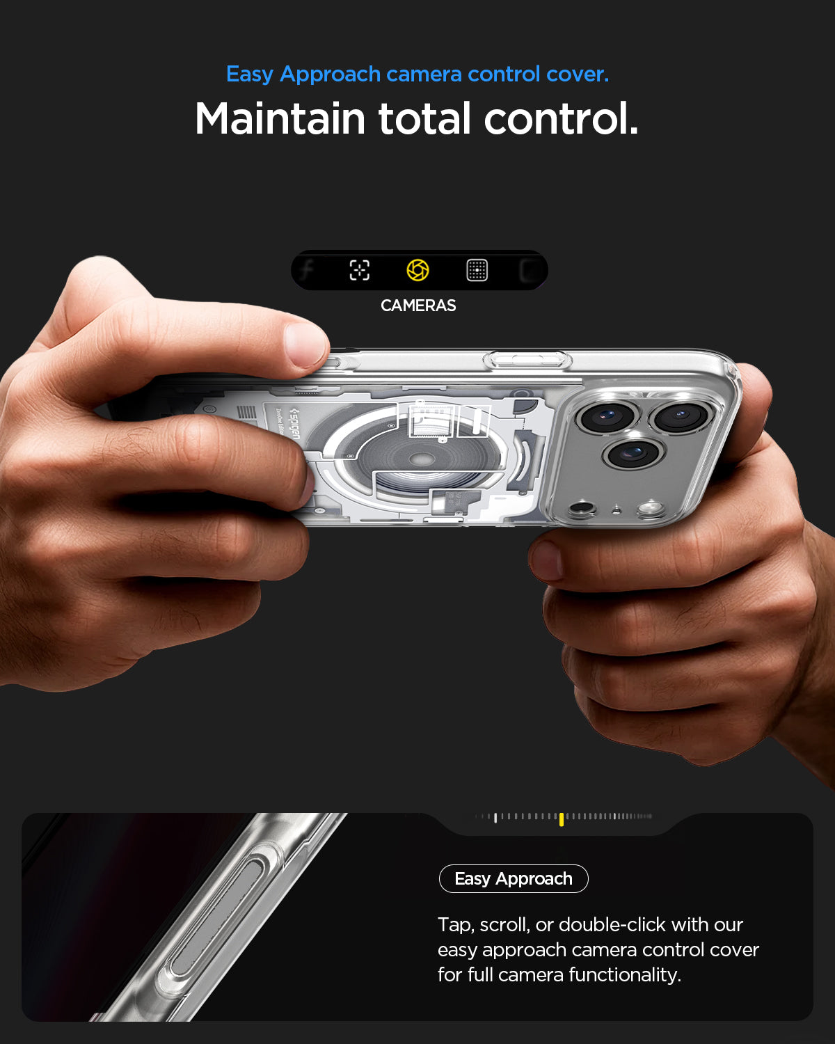 غلاف سبجن ألترا هايبرد زيرو وان (ماج فيت) لآيفون 17 برو ماكس