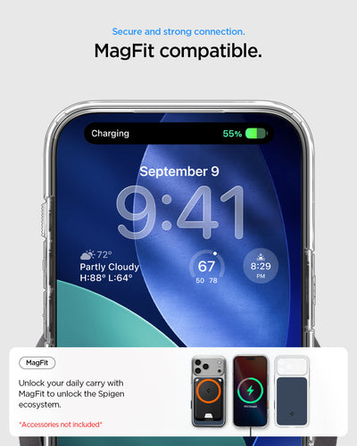 Spigen Ultra Hybrid T MagFit Case for iPhone 17 Pro Max / iPhone 17 Pro