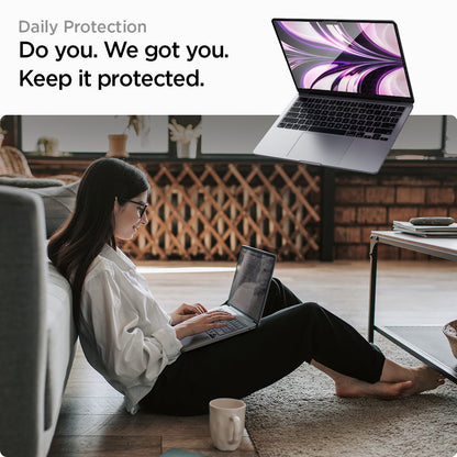 Spigen GLAS.tR SLIM Screen Protector for MacBook Air (M4 / M3 / M2)