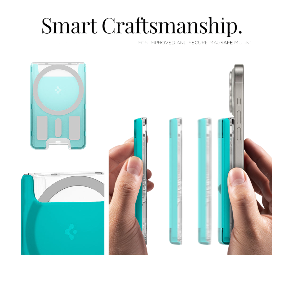 حامل بطاقات Spigen MagSafe كلاسيك C1 (MagFit)