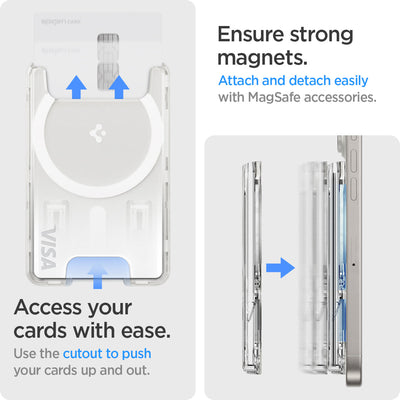 Spigen Ultra Hybrid MagFit Wallet (MagFit) Clear