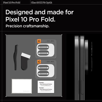 Spigen Optik EZ Fit Lens Protector for Google Pixel 10 Series