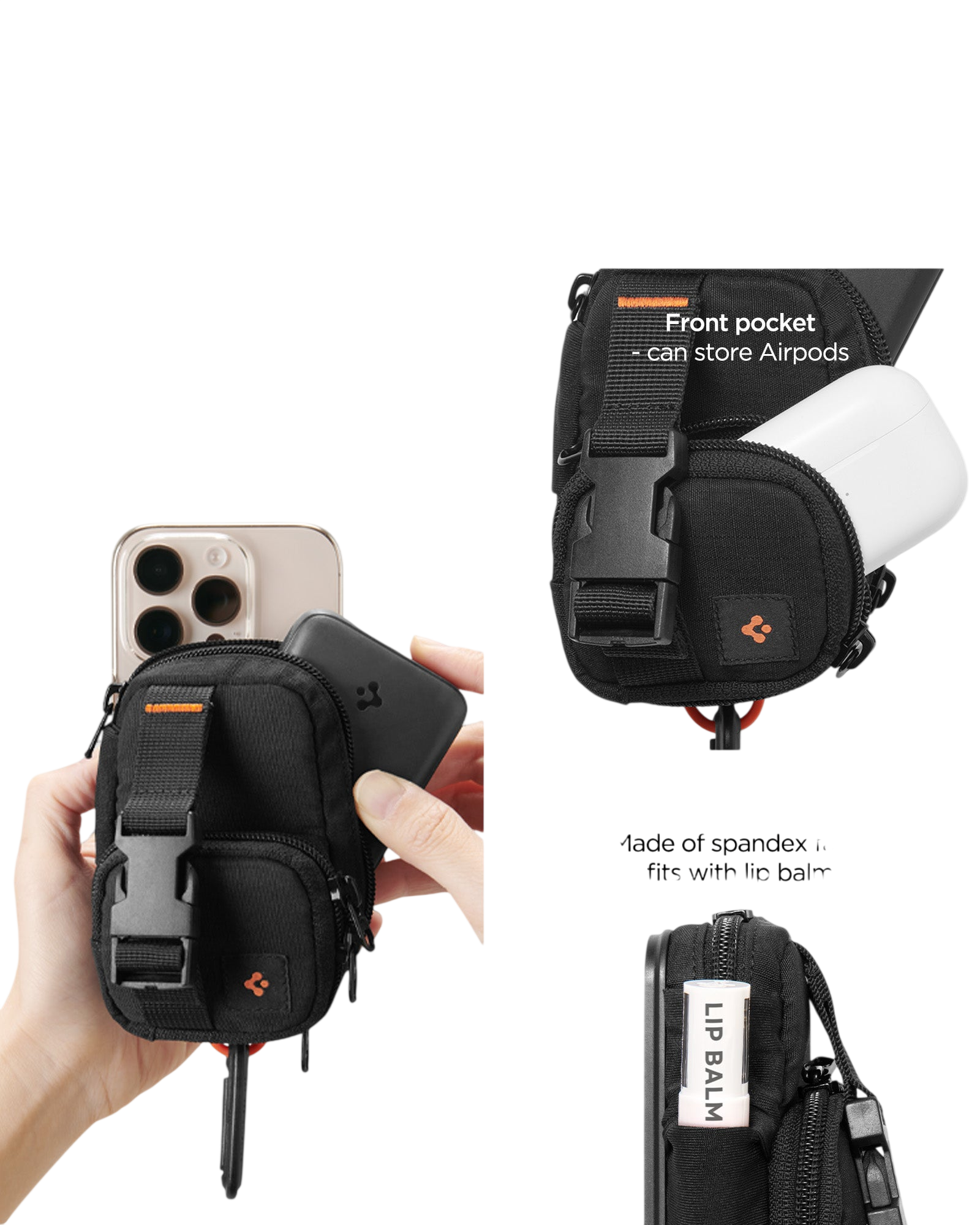 سبجن سناب زيپ (ماغ فيت) حامل بطاقات ماغ سيف