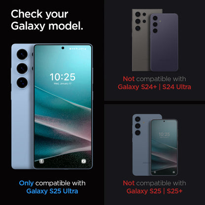 Spigen GLAS.tR EZ Fit | Privacy Screen Protector (2-Pack) for Samsung Galaxy S25 Ultra