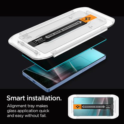 Spigen GLAS.tR EZ Fit | Privacy Screen Protector (2-Pack) for Samsung Galaxy S25 Ultra