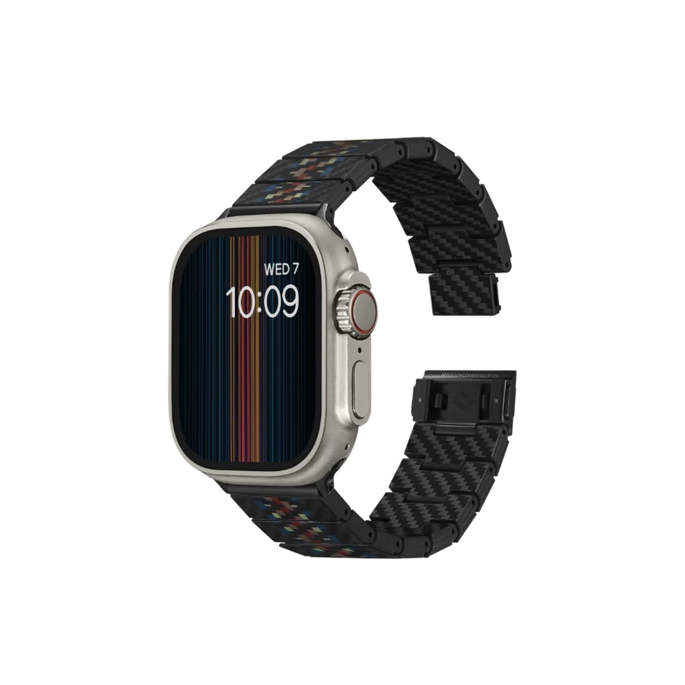 Pitaka Carbon Fiber Watch Band for Apple Watch Ultra 2 / Ultra 1 & Series 9 / 8 / 7 45mm - Rhapsody