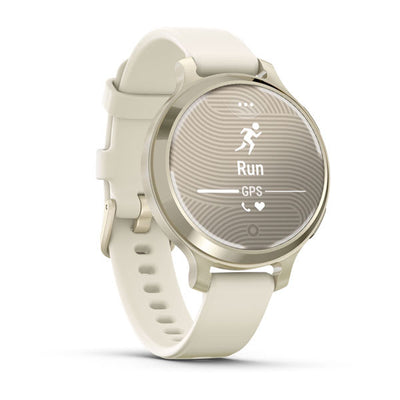 Garmin Lily 2 Active Fitness Smartwatch - Lunar Gold / Bone Silicone 