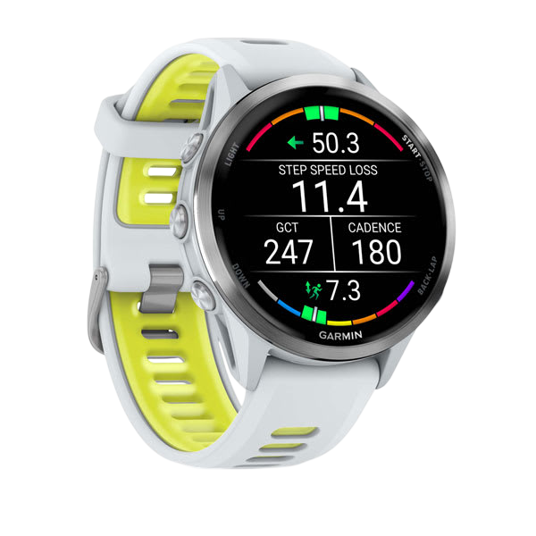 Garmin Forerunner 970 Whitestone - left face