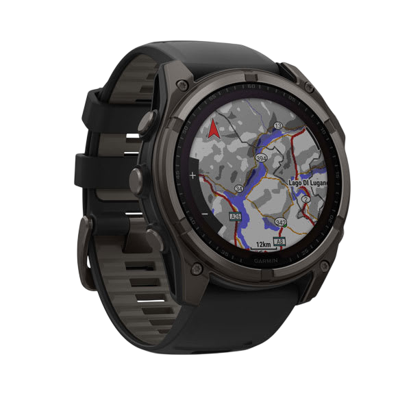 Fenix 8 51mm Solar Carbon Gray - left