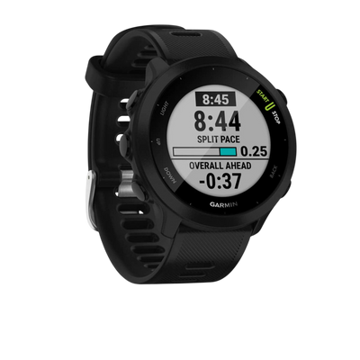 Garmin Forerunner 55 GPS Running Smartwatch - Black (010-02562-14)