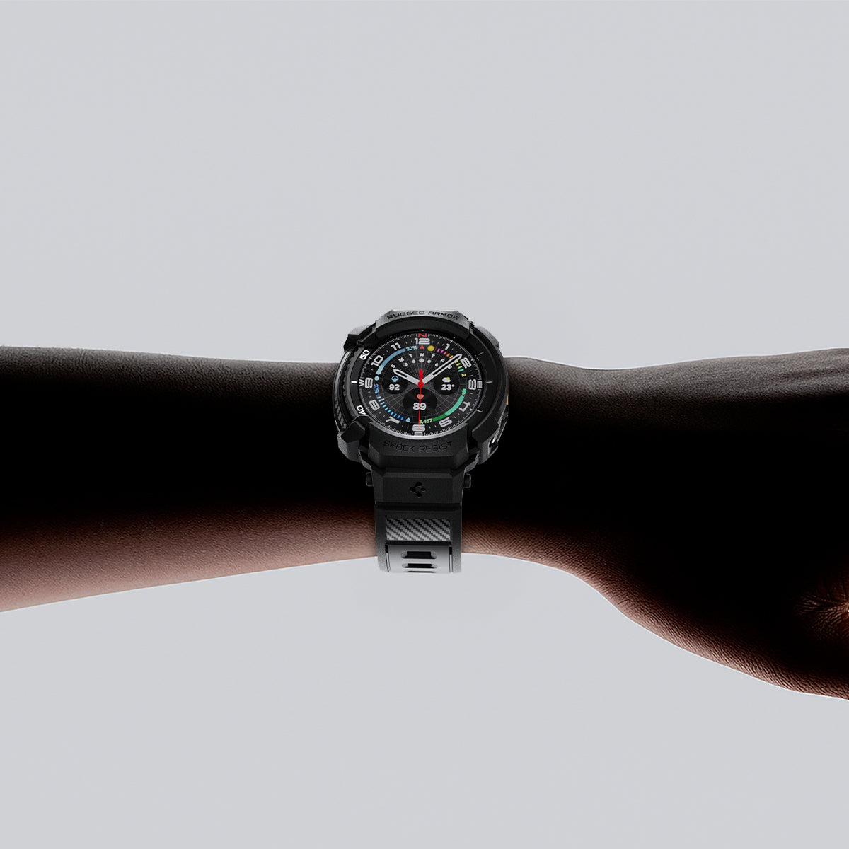 Spigen Rugged Armor Pro Band + Case for Samsung Galaxy Watch8 Classic