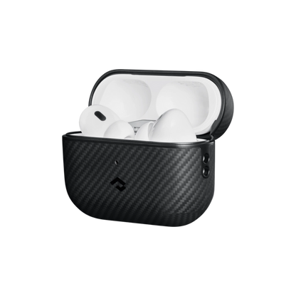 Pitaka MagEZ Case For AirPods Pro 2 - Black/Grey Twill