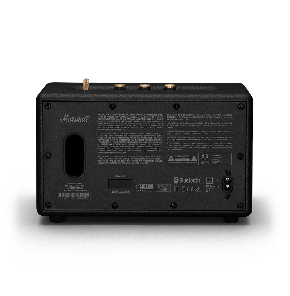 Marshall Acton III Premium Wireless Speaker -  International Warranty