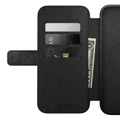 حافظة جلدية حديثة Nomad Modern Leather Folio لهاتف آيفون 16 برو ماكس (جلد Nomad)