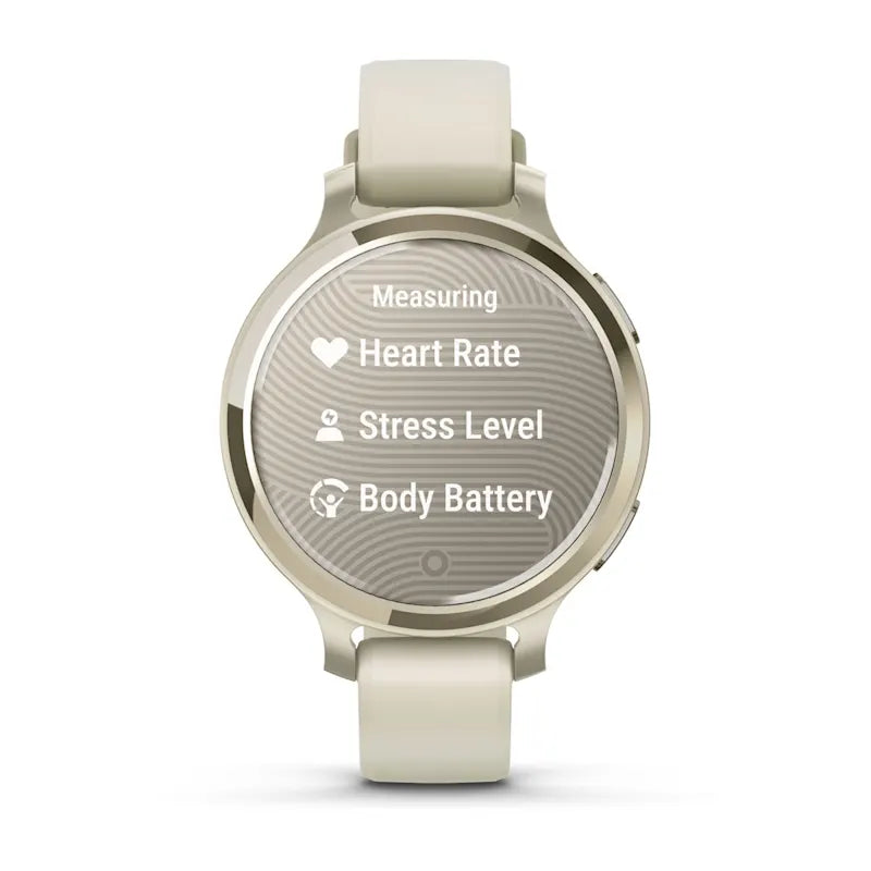 Garmin Lily 2 Active Fitness Smartwatch - Lunar Gold / Bone Silicone 