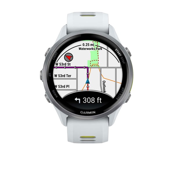 Garmin Forerunner 970 Whitestone - right face