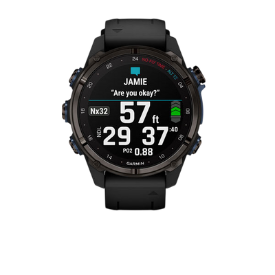 Garmin Descent Mk3i 43mm Dive Computer - Carbon Gray DLC Titanium / Black 