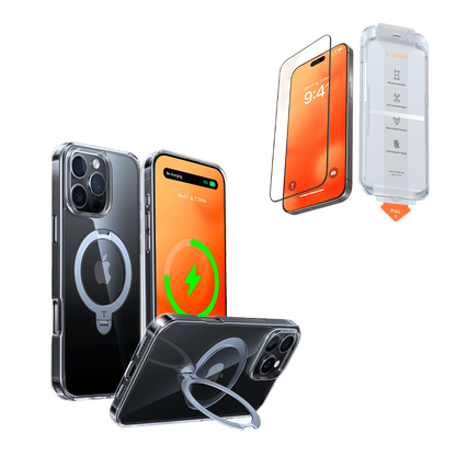 TORRAS Ostand 360° Spin Stand MagSafe Case for iPhone 16 Pro Max