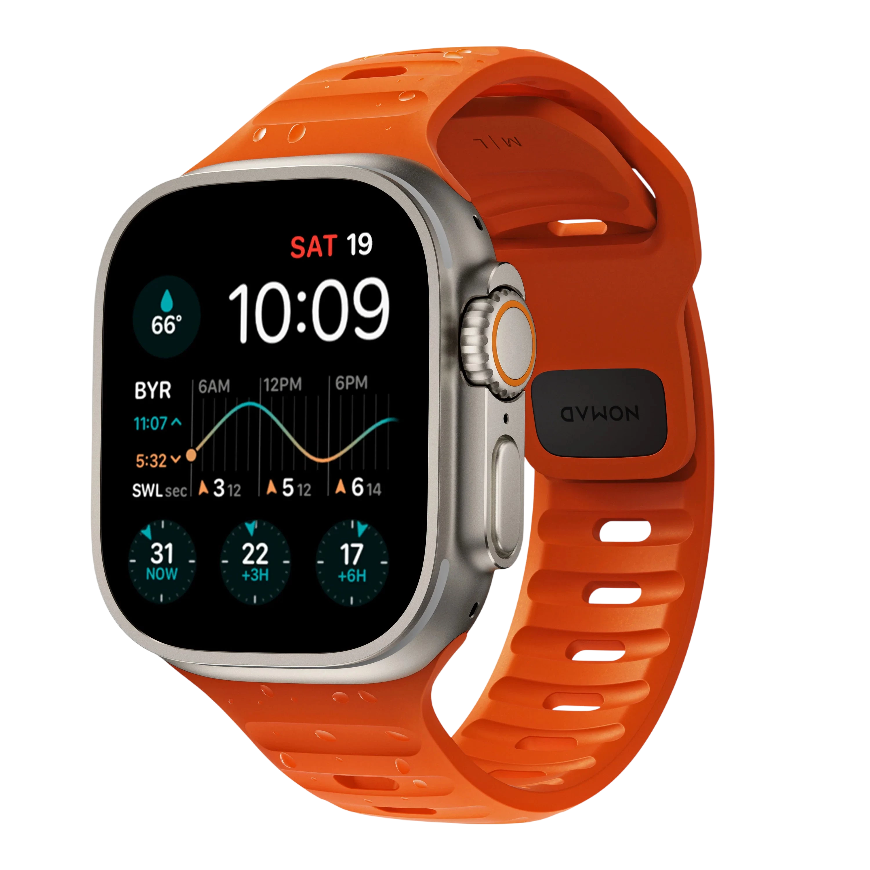 Nomad Waterproof Sport Band for Apple Watch 49mm / 46mm / 45mm