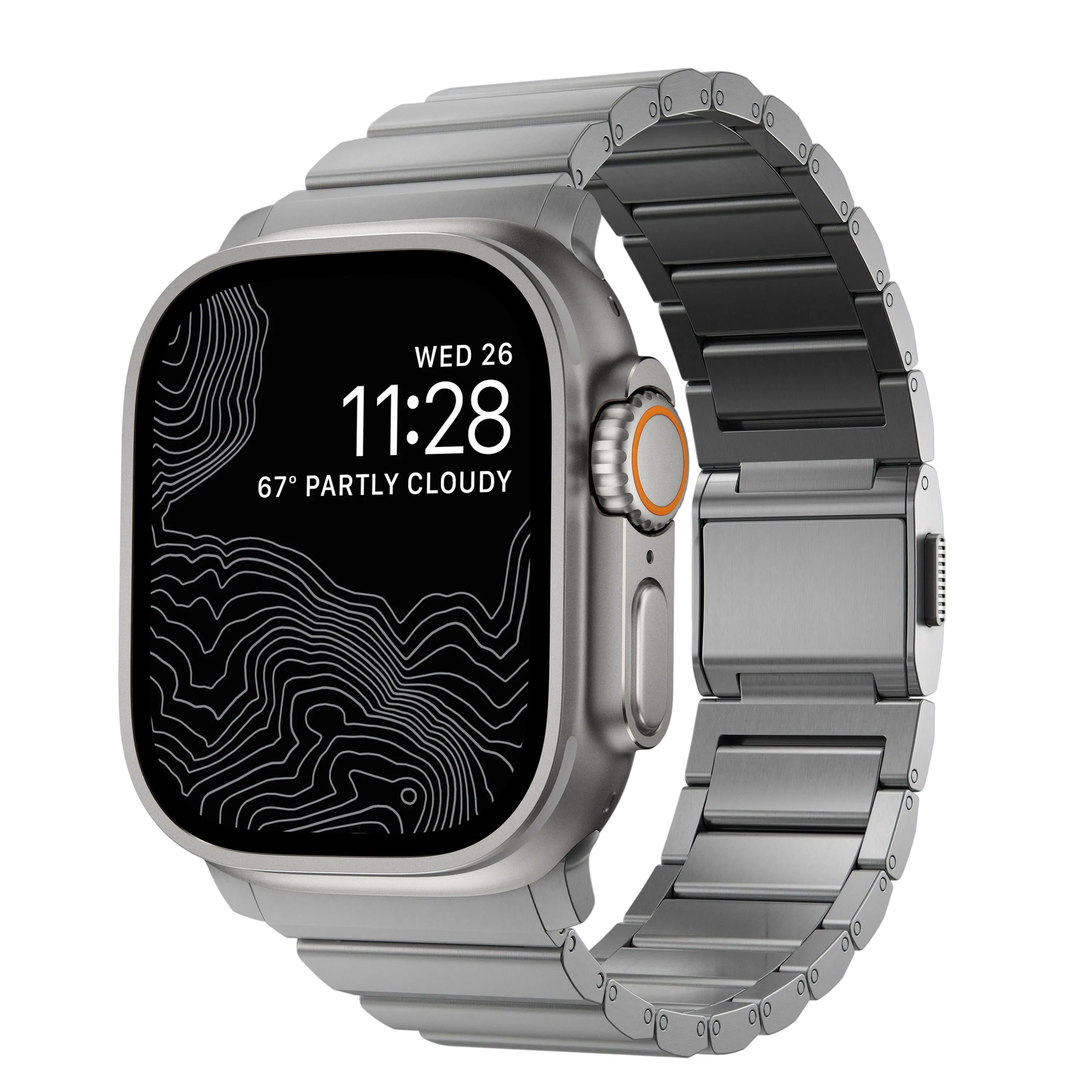 Nomad Natural Hardware Titanium Band for Apple Watch 49mm / 46mm