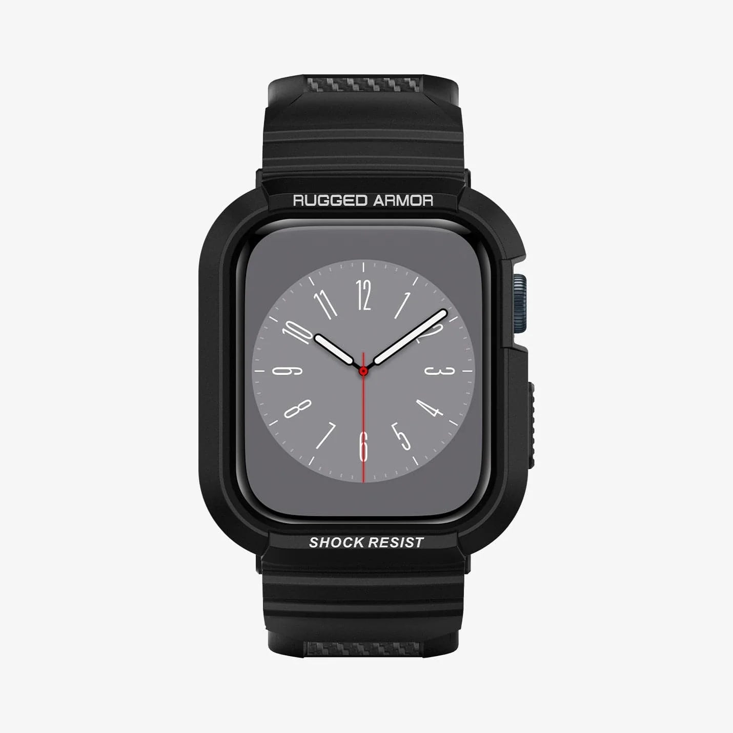 Spigen Rugged Armor Pro Black for Apple Watch Series 9 8 7 6 5 4 SE 45mm 44mm Best prices in the UAE