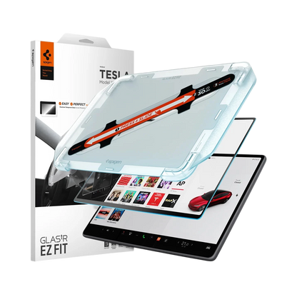Spigen Tempered Glass Spigen Tesla tR Slim Anti Glare Screen Protector (Rear Display) 1 Pack - Tesla Model 3 (2025/2024) - Y (2025)