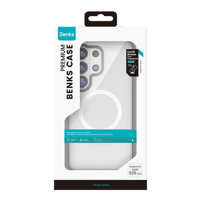 Benks Magnetic Lucid Armor Case for Samsung Galaxy S26 Series