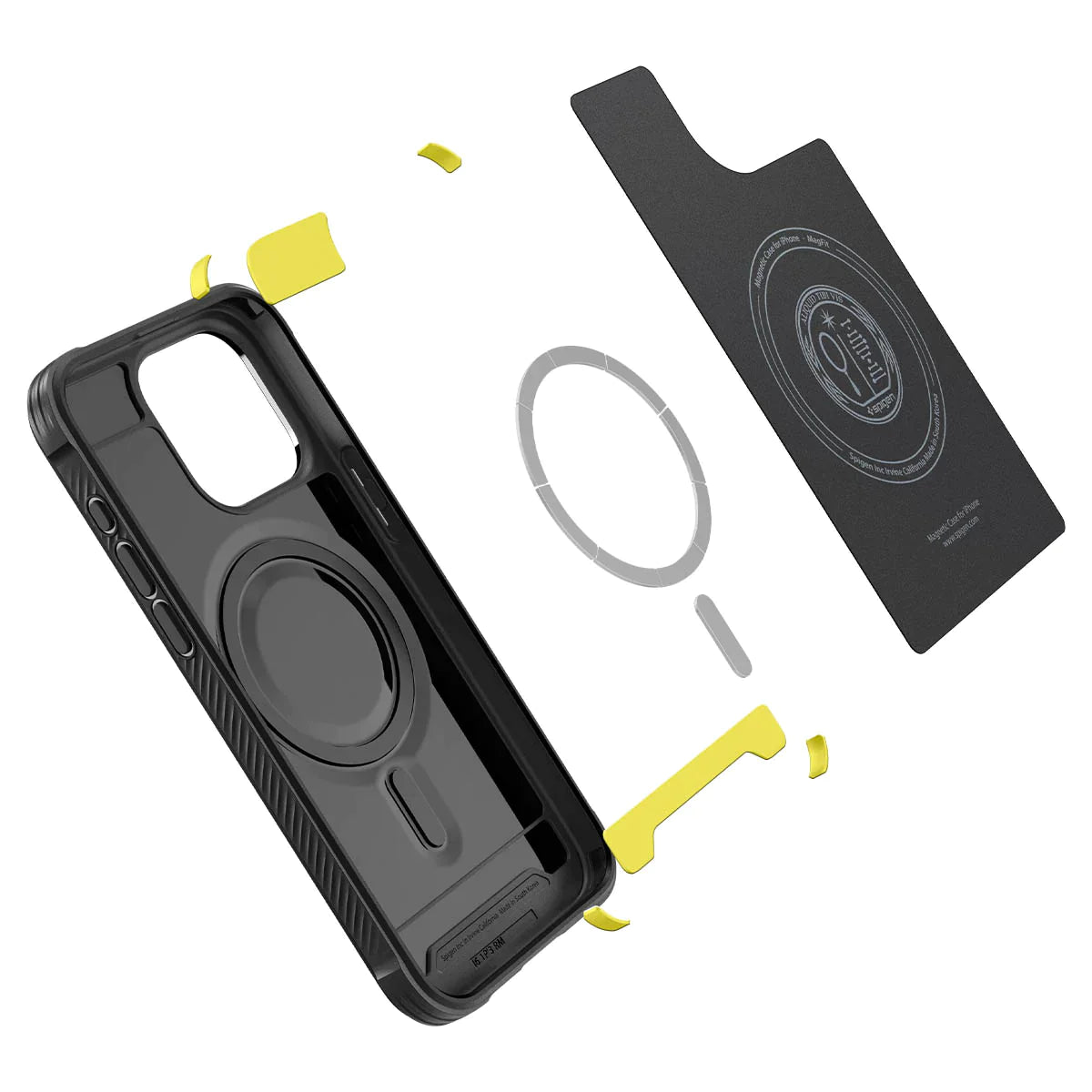 Spigen iPhone 15 Pro Max Case Rugged Armor (MagFit) - Matte Black