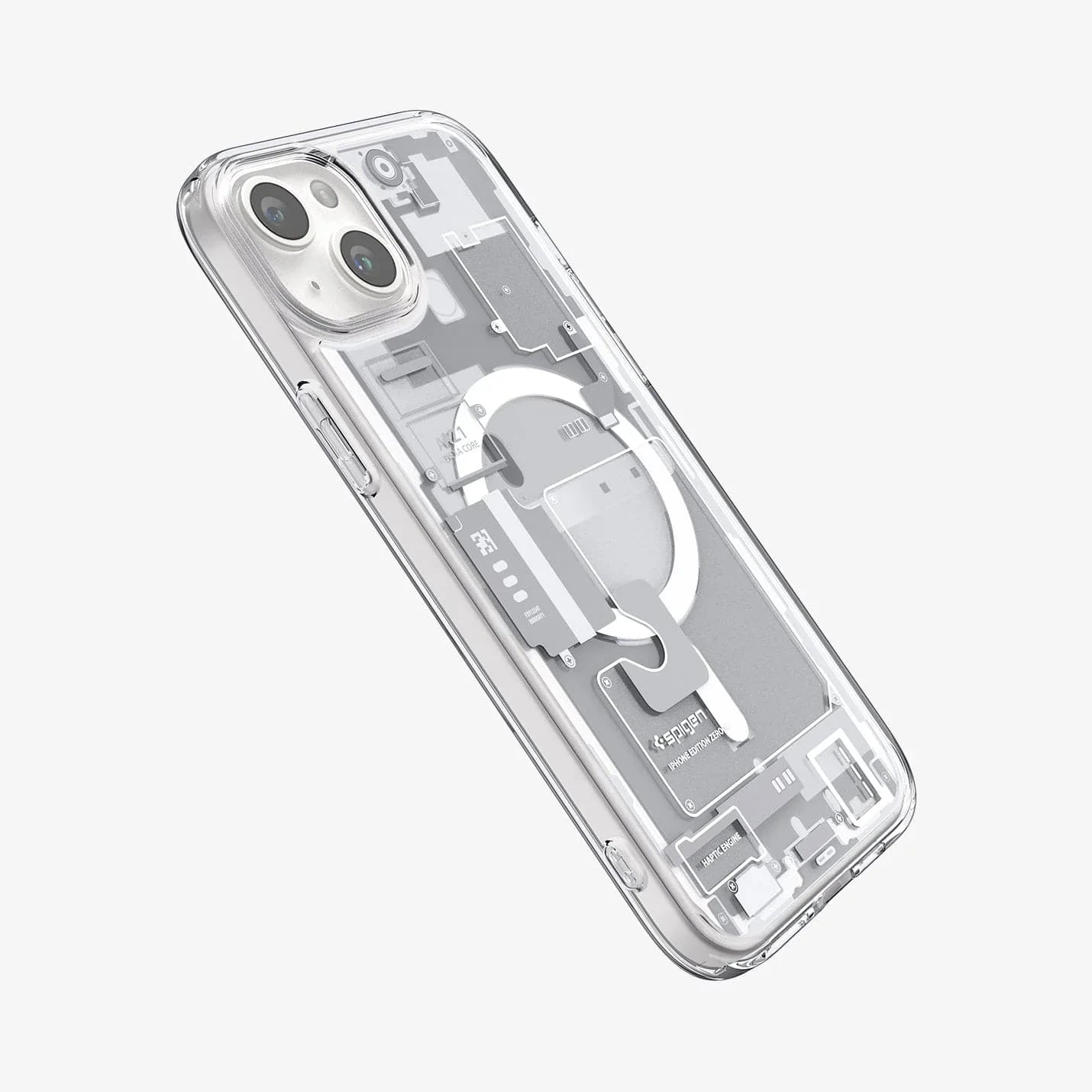 Spigen iPhone 15 Plus Case Ultra Hybrid Zero One (MagFit) - White