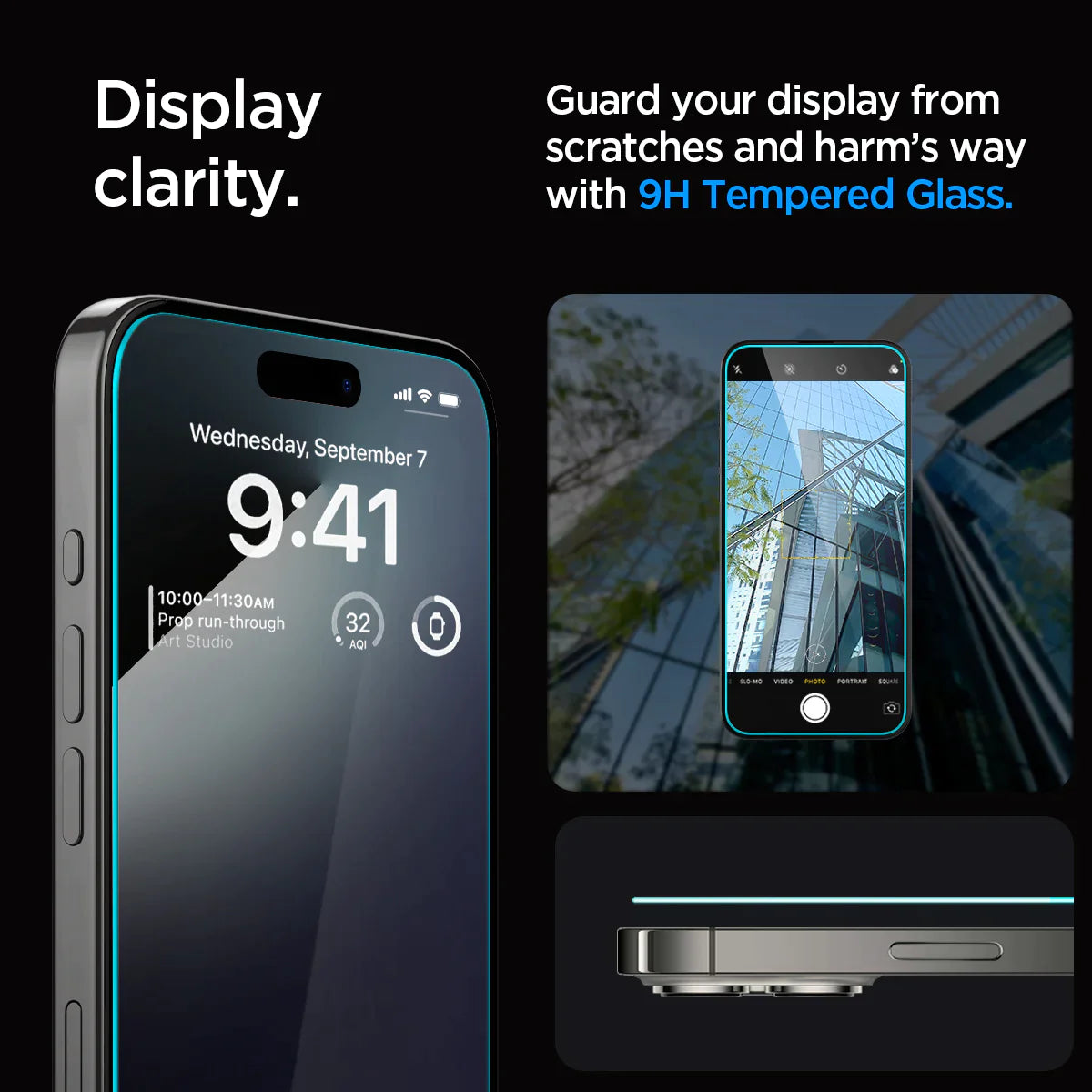 Spigen iPhone 15 Pro Max Screen Protector EZ FIT GLAS.tR - 2 Pack