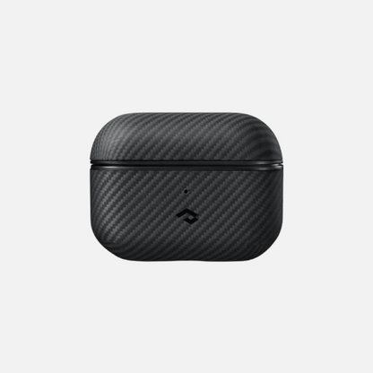 Pitaka MagEZ Case For AirPods Pro 2 - Black/Grey Twill