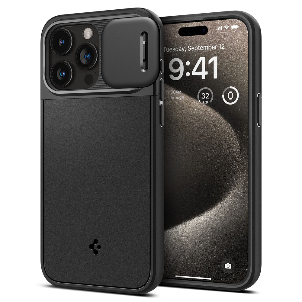 Spigen iPhone 15 Pro Max Case Optik Armor (MagFit)