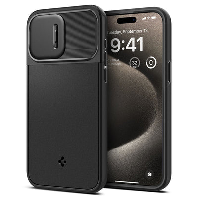 Spigen iPhone 15 Pro Max Case Optik Armor (MagFit)